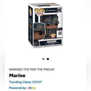 USMC Marine Vinyl Pop Figure
